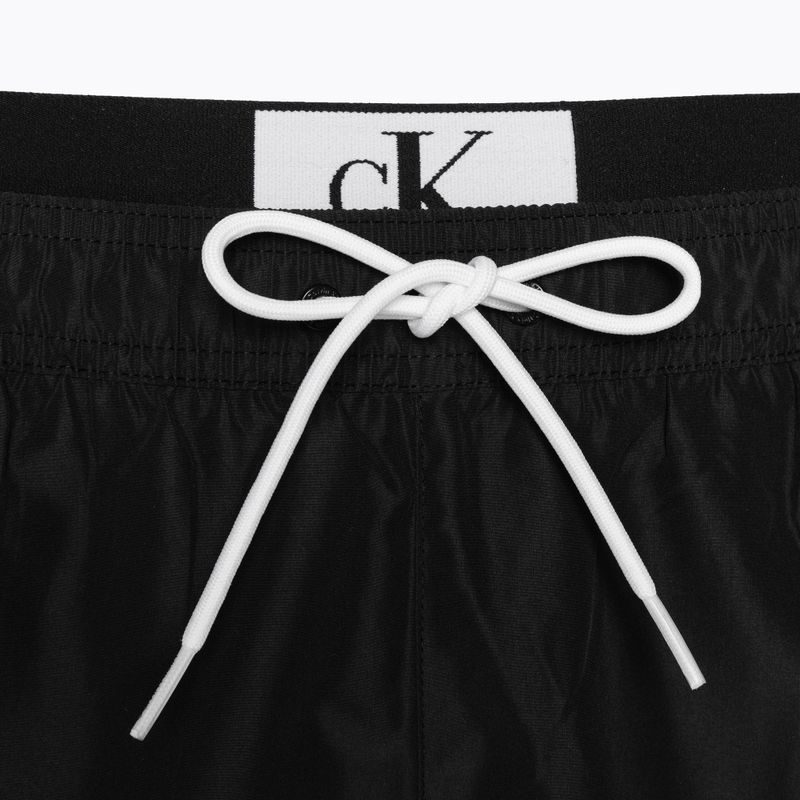 Pánské plavecké šortky Calvin Klein Short Double Wb černé 3