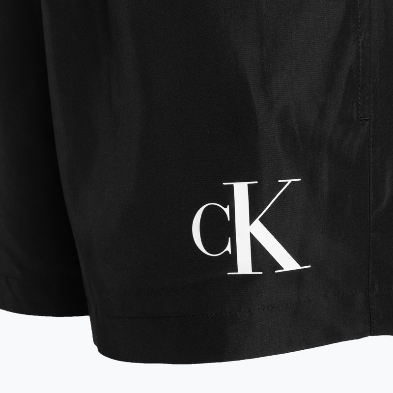 Pánské plavecké šortky Calvin Klein Short Double Wb černé 4