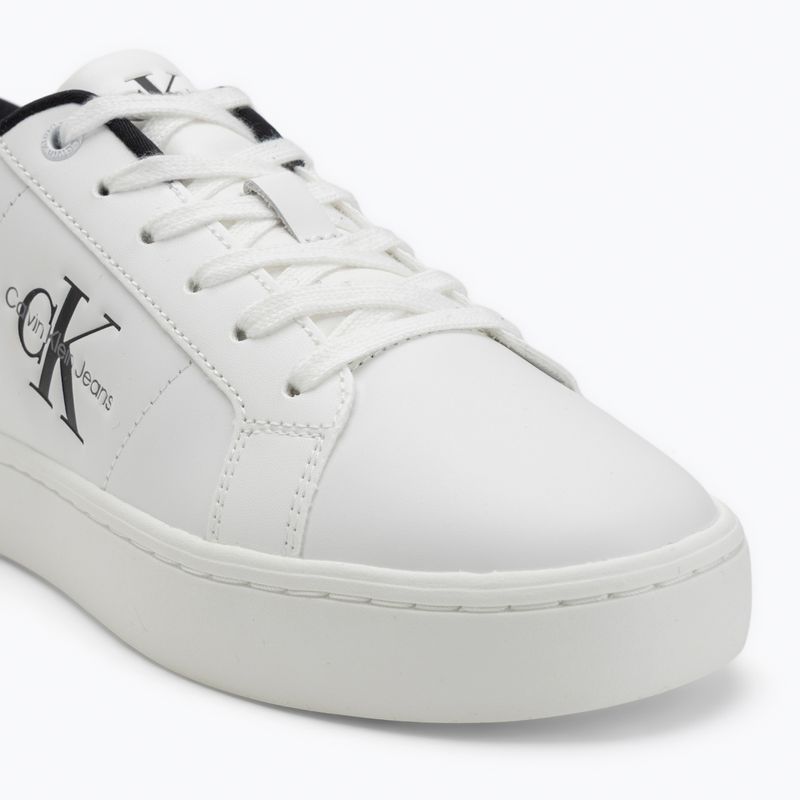 Dámské boty Calvin KleinYW0YW01444 Classic Cupsole Lowlaceup Lth Wn bright white/black 7
