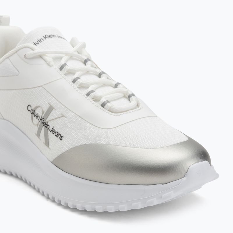 Dámské boty Calvin Klein Eva Runner Low Lace Mix Ml Wn bright white/silver 7