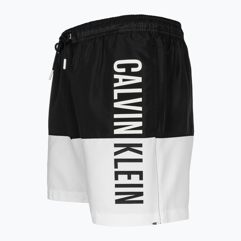 Pánské plavecké šortky  Calvin Klein Medium Drawstring-Block black 3