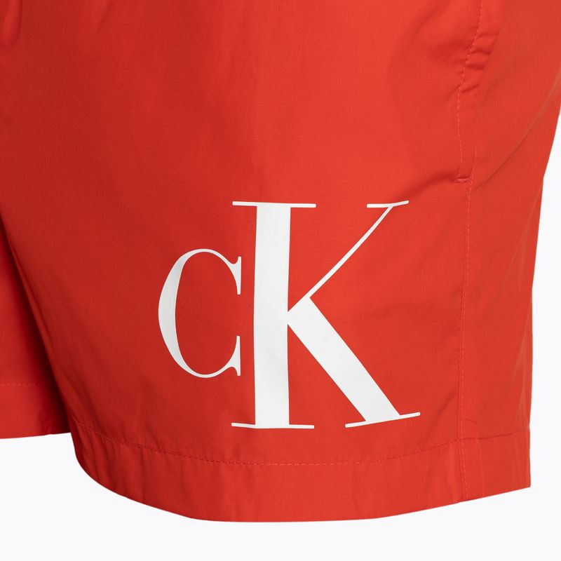 Pánské plavecké šortky  Calvin Klein Short Drawstring hot heat 3