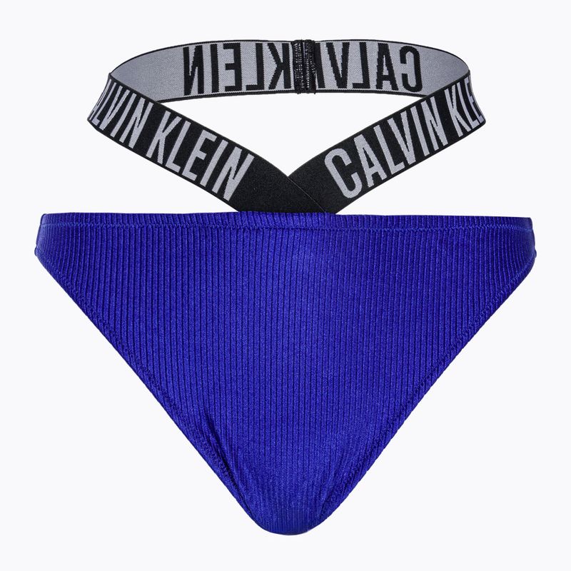 Spodní díl plavek  Calvin Klein High Leg Cheeky Bikini midnight lagoon