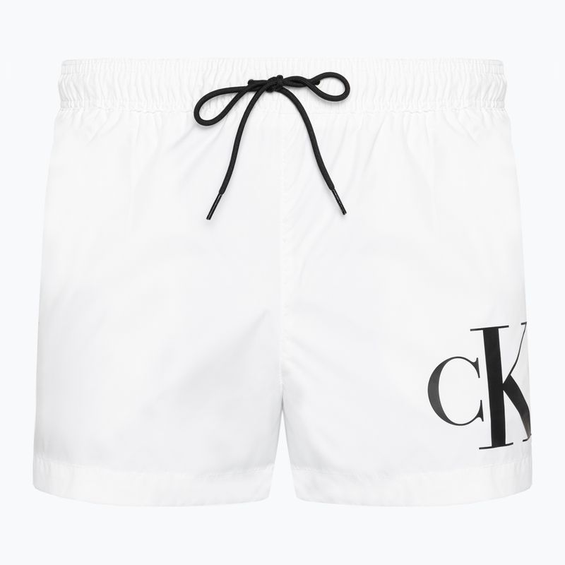 Pánské plavecké šortky  Calvin Klein Short Drawstring classic white