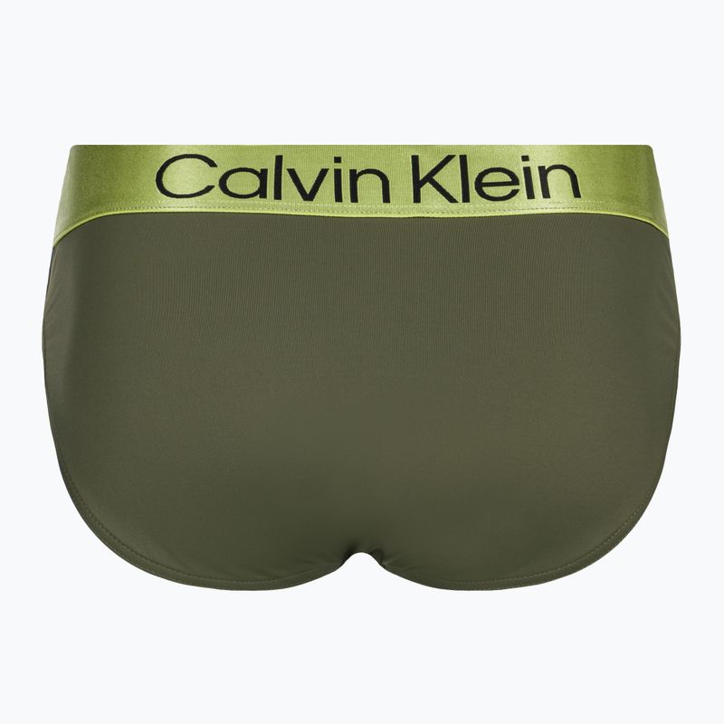Pánské plavky  Calvin Klein Brief green 2