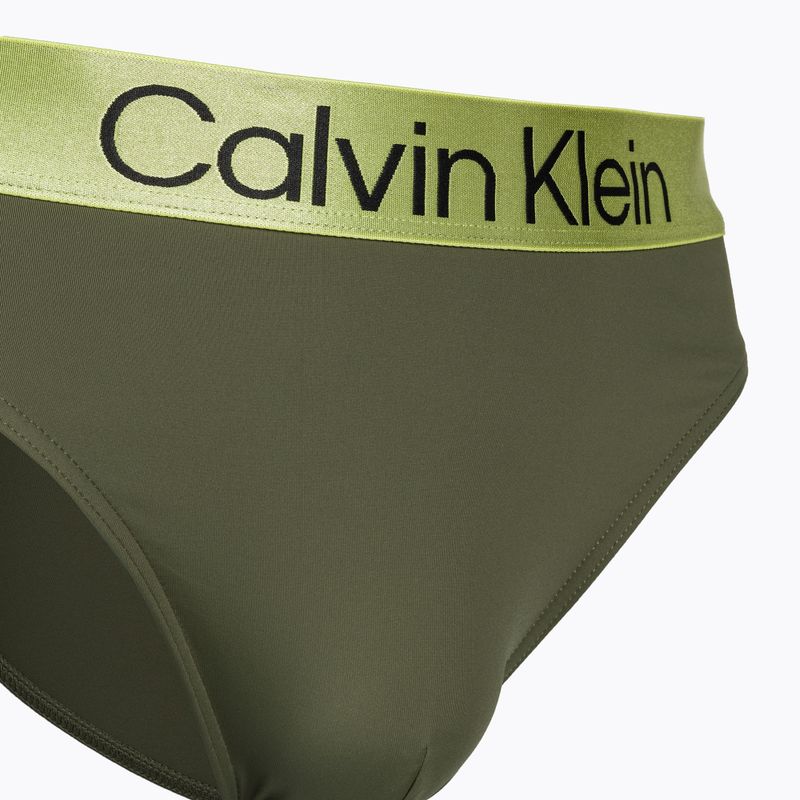 Pánské plavky  Calvin Klein Brief green 3