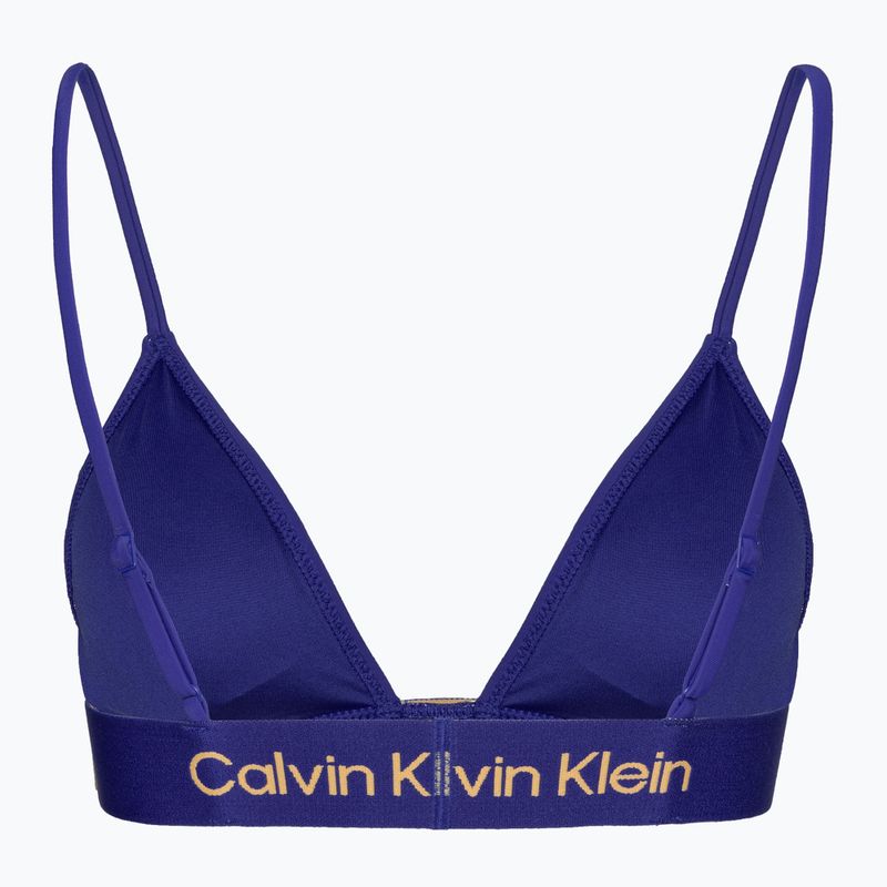 Horní díl plavek  Calvin Klein Fixed Triangle-RP midnight lagoon 2