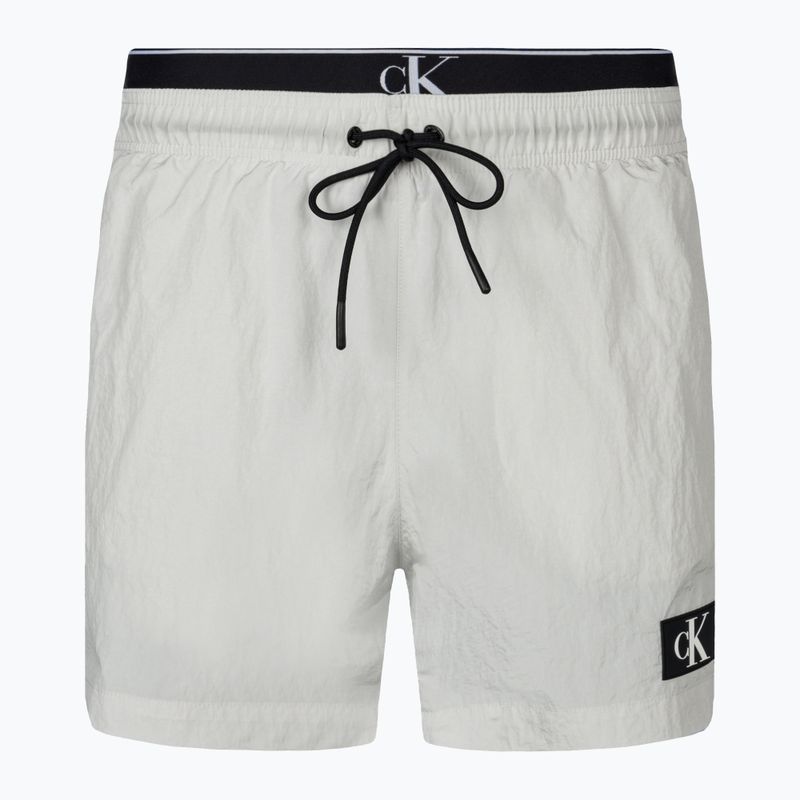 Pánské plavecké šortky  Calvin Klein Medium Double WB nimbus cloud