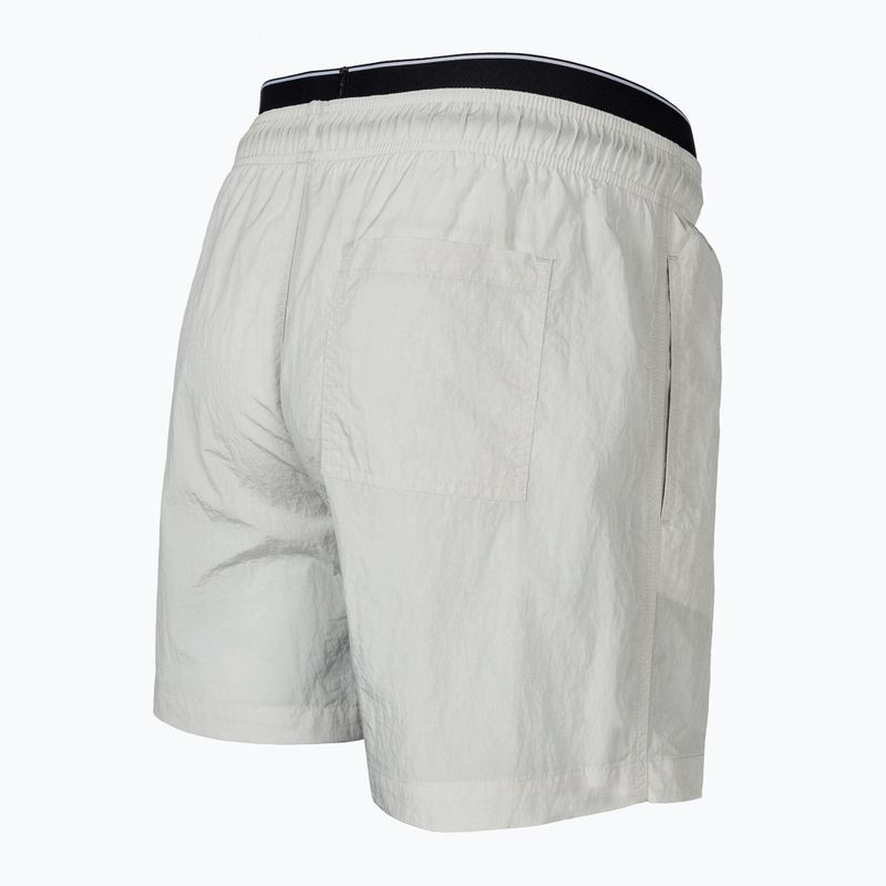 Pánské plavecké šortky  Calvin Klein Medium Double WB nimbus cloud 4