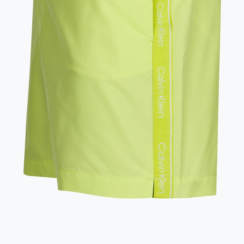 Pánské plavecké šortky  Calvin Klein Medium Drawstring sunny lime 3