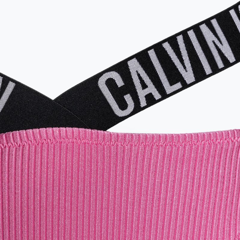 Spodní díl plavek  Calvin Klein High Leg Cheeky Bikini bold pink 3