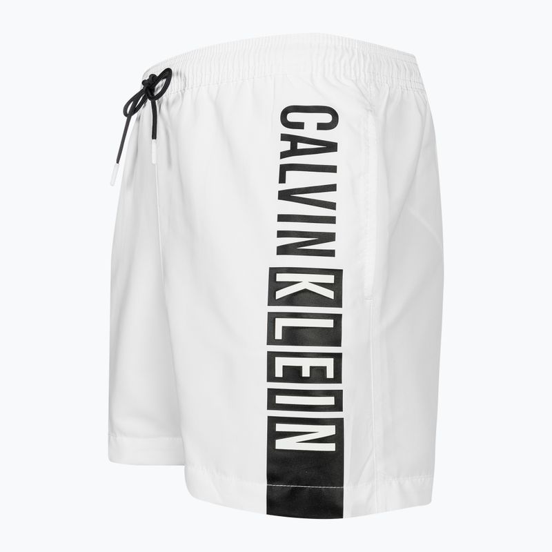 Pánské plavecké šortky  Calvin Klein Medium Drawstring-Graphic classic white 3
