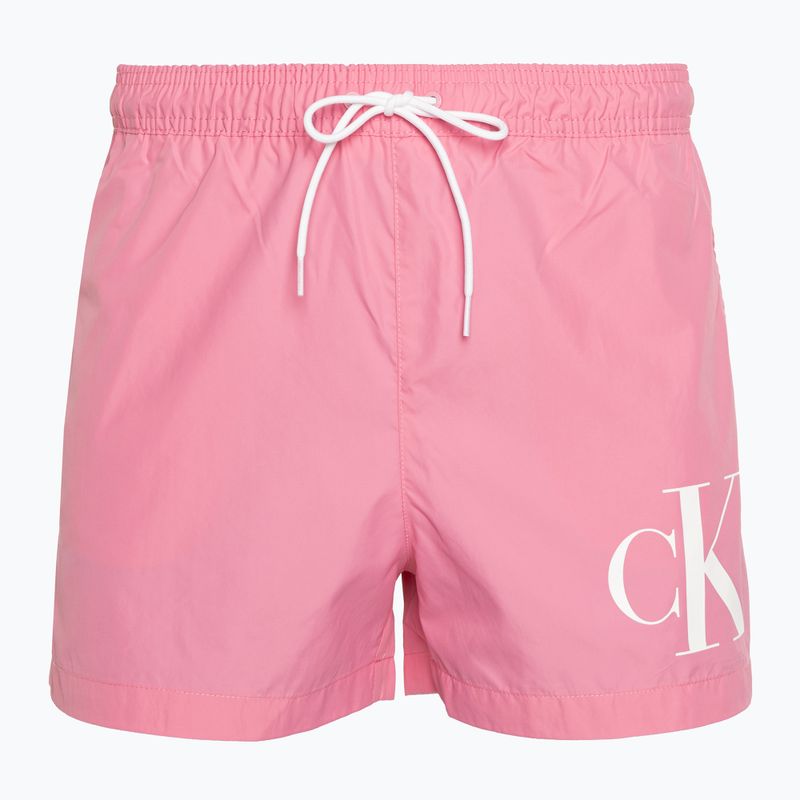 Pánské plavecké šortky  Calvin Klein Short Drawstring sachet pink