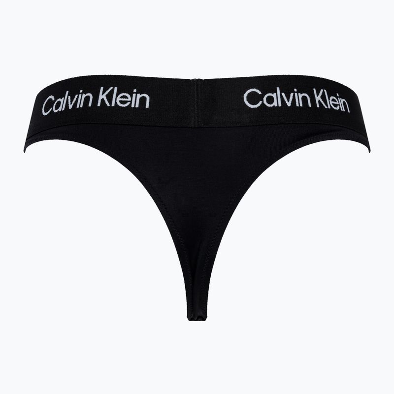 Spodní díl plavek  Calvin Klein Thong black 2