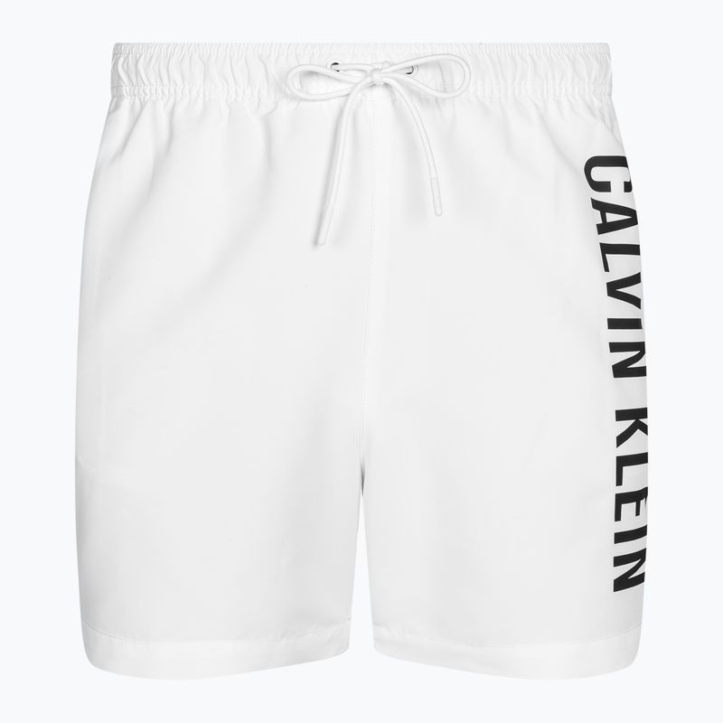 Pánské plavecké šortky  Calvin Klein Medium Drawstring classic white