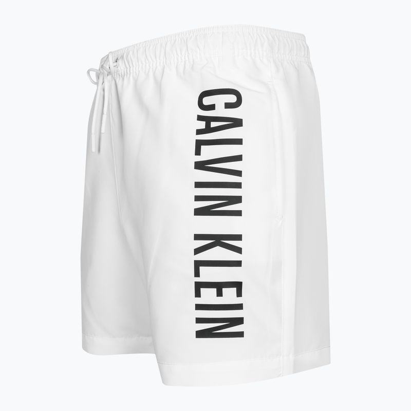 Pánské plavecké šortky  Calvin Klein Medium Drawstring classic white 3