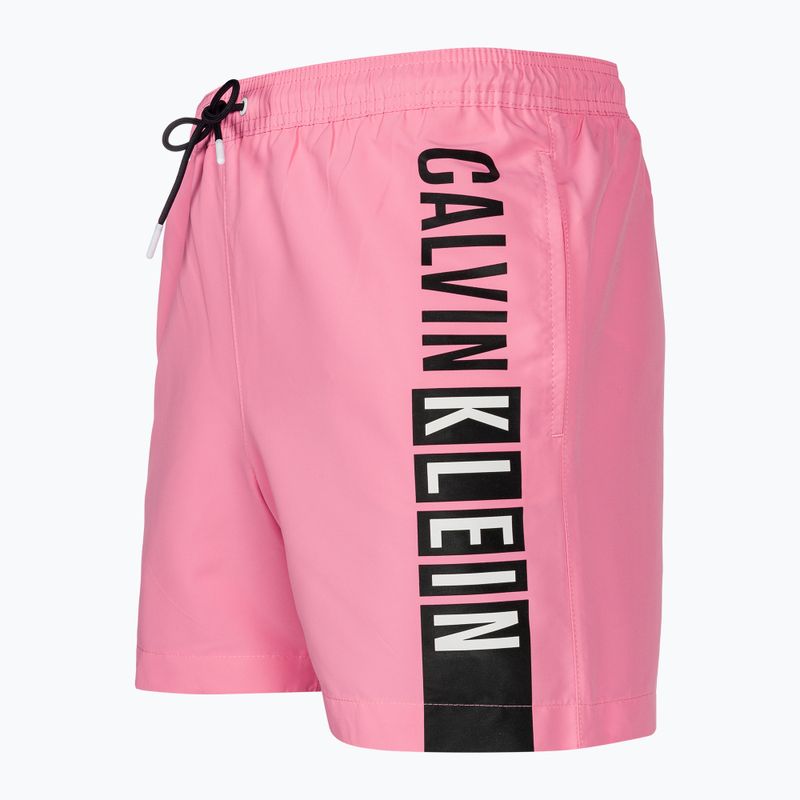 Pánské plavecké šortky  Calvin Klein Medium Drawstring-Graphic sachet pink 3