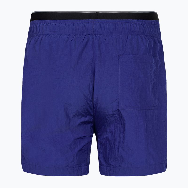 Pánské plavecké šortky  Calvin Klein Medium Double WB midnight lagoon 2