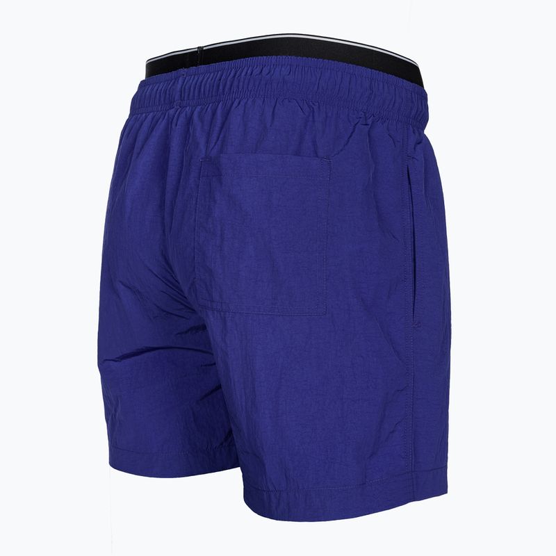 Pánské plavecké šortky  Calvin Klein Medium Double WB midnight lagoon 4