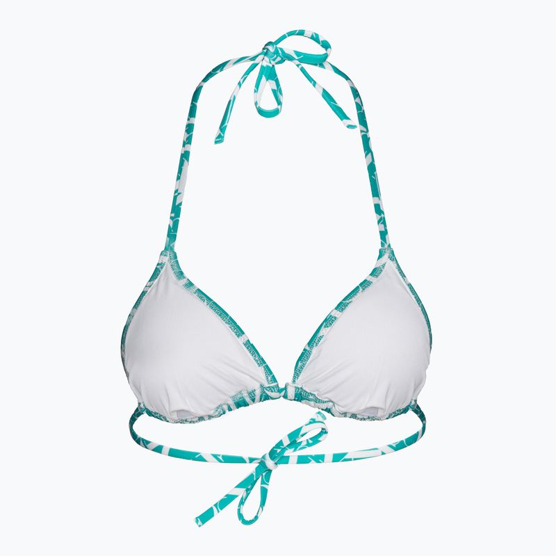 Horní díl plavek  Calvin Klein Triangle-RP Print monogram blue 2