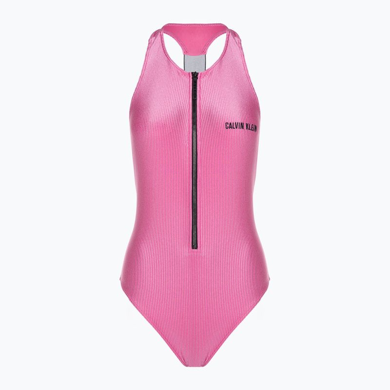 Dámské jednodílné plavky  Calvin Klein Racerback One Piece bold pink