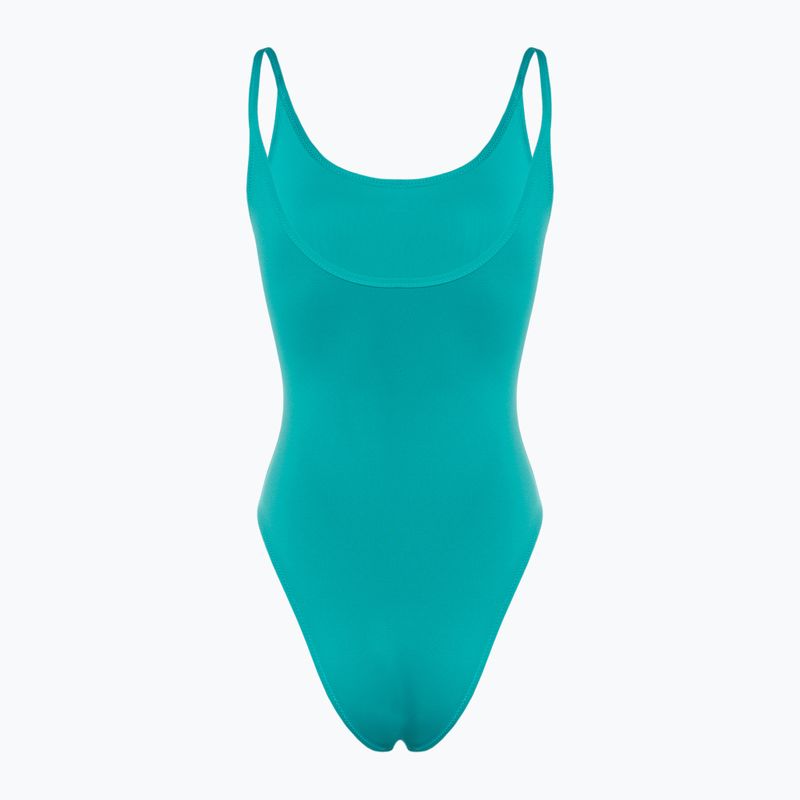 Dámské jednodílné plavky  Calvin Klein Scoop One Piece blue ocean 2