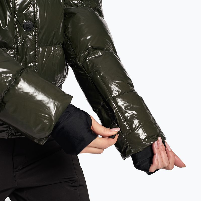 Dámská lyžařská bunda Nikkie Uma Ski forest green 4