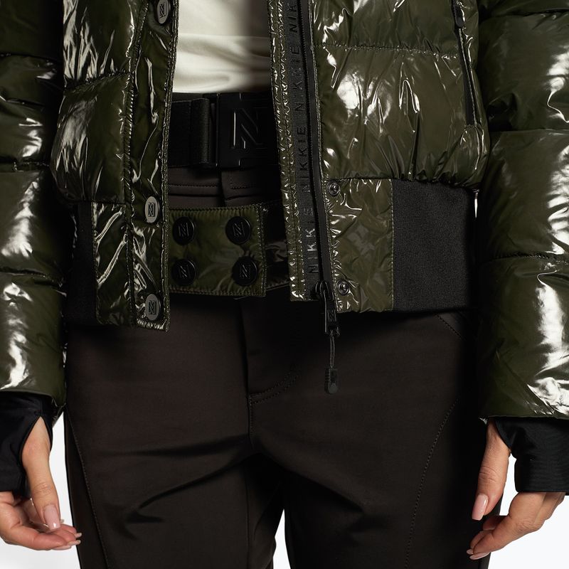 Dámská lyžařská bunda Nikkie Uma Ski forest green 6