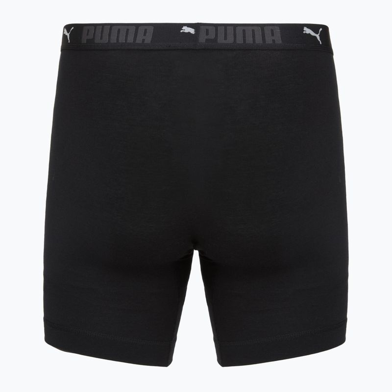 Pánské boxerky Cotton Long 2 pack black 3