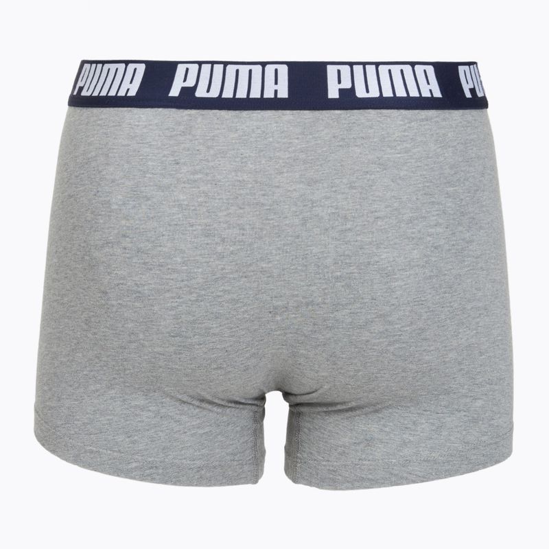 Pánské boxerky PUMA Everyday Basic 2 pairs navy/grey 3