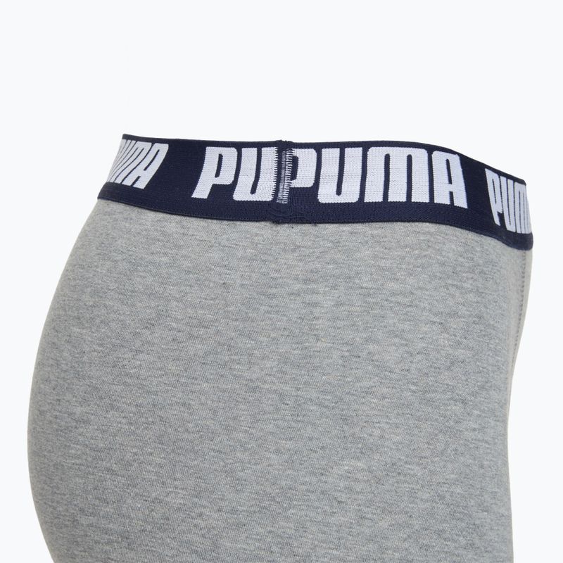 Pánské boxerky PUMA Everyday Basic 2 pairs navy/grey 4