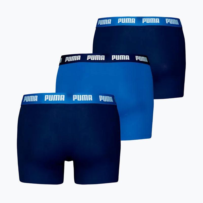 Pánské boxerky PUMA Everyday 3 pairs blue combo 2