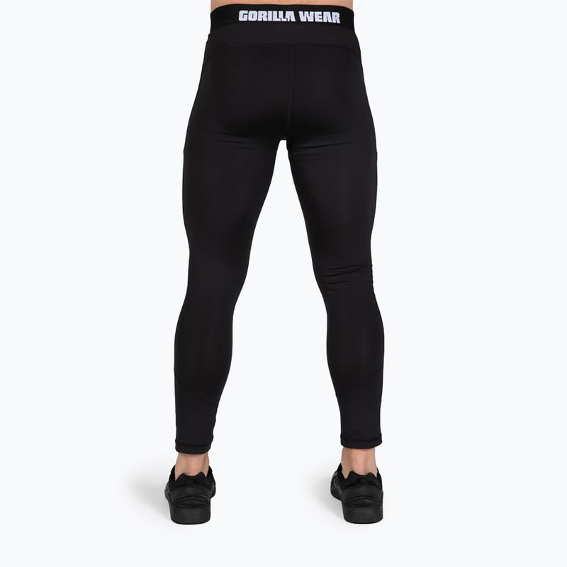 Pánské fitness  legíny Gorilla Wear Columbus black 2