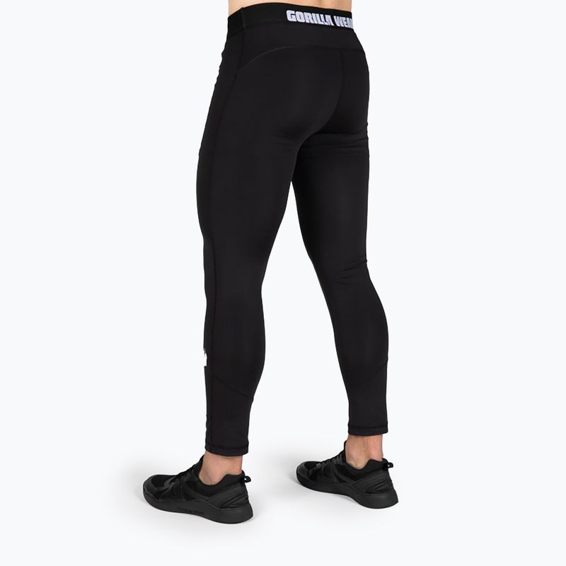 Pánské fitness  legíny Gorilla Wear Columbus black 5