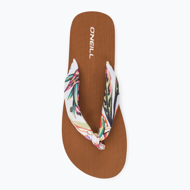 Dámské žabky O'Neill Ditsy Sun Bloom white tropical flower 6