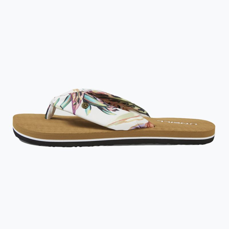 Dámské žabky O'Neill Ditsy Sun Bloom white tropical flower 10