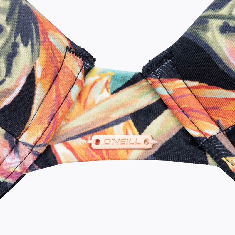 Dámské dvoudílné plavky O'Neill Julia Wb Rita Bikini black tropical flower 3