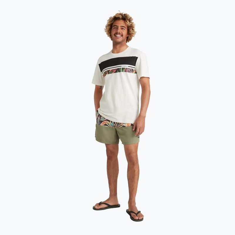 Pánské plavecké šortky O'Neill Cali Block 15'' black tropical flower 6