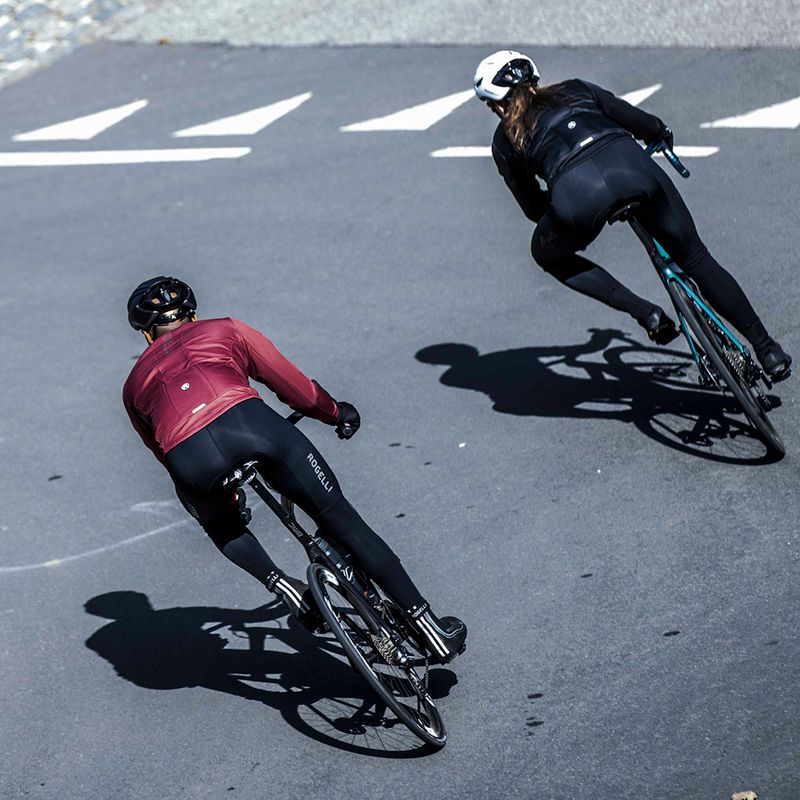 Pánská cyklistická bunda Rogelli Essential Winter burgundy 7