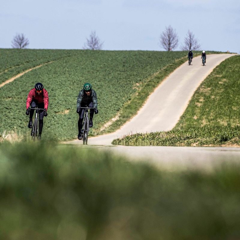 Pánská cyklistická bunda Rogelli Essential Winter burgundy 8