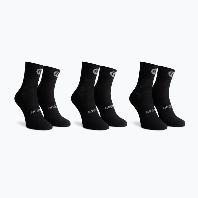 Ponožky Rogelli Core 3 páry black