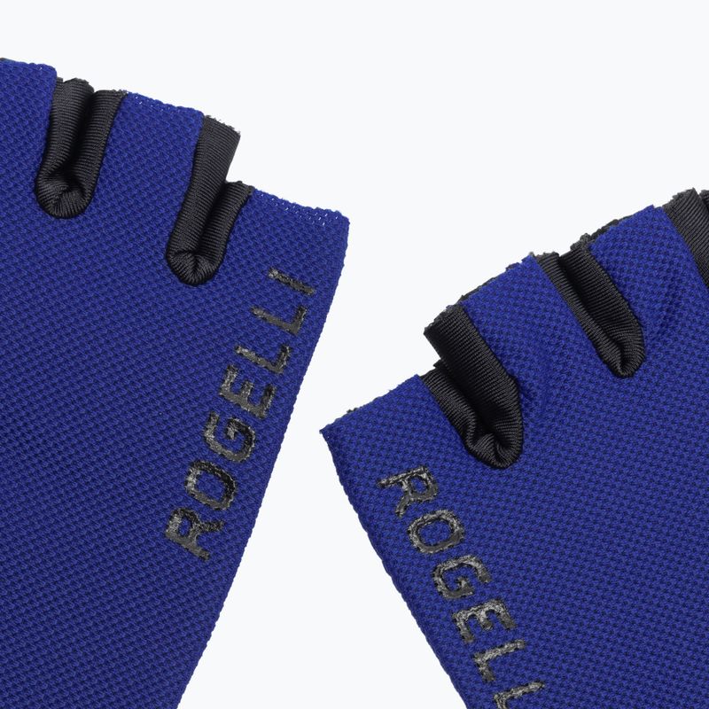 Pánské cyklistické rukavice Rogelli Core blue 4