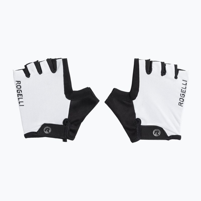 Pánské cyklistické rukavice Rogelli Core white 2