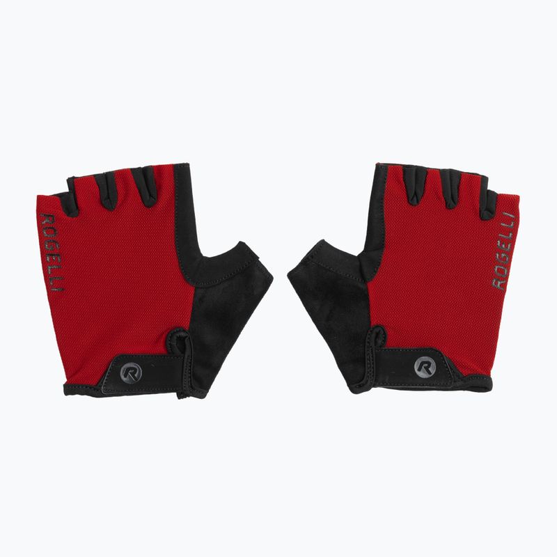 Pánské cyklistické rukavice Rogelli Core red 2