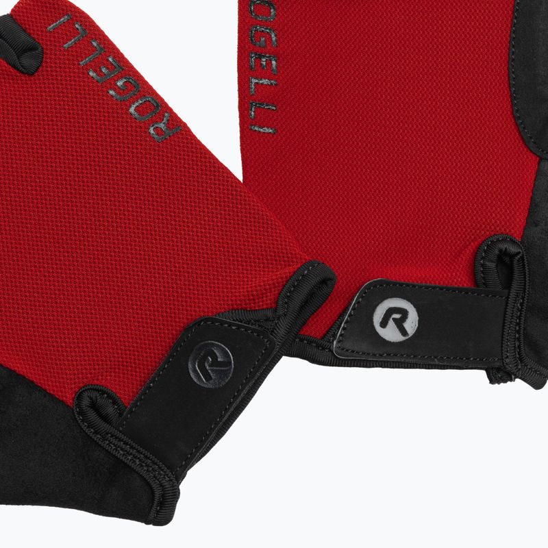 Pánské cyklistické rukavice Rogelli Core red 5