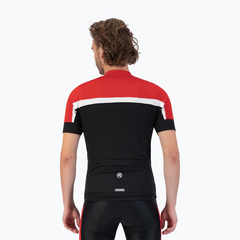 Pánský cyklistický dres    Rogelli Course black/red/white 2