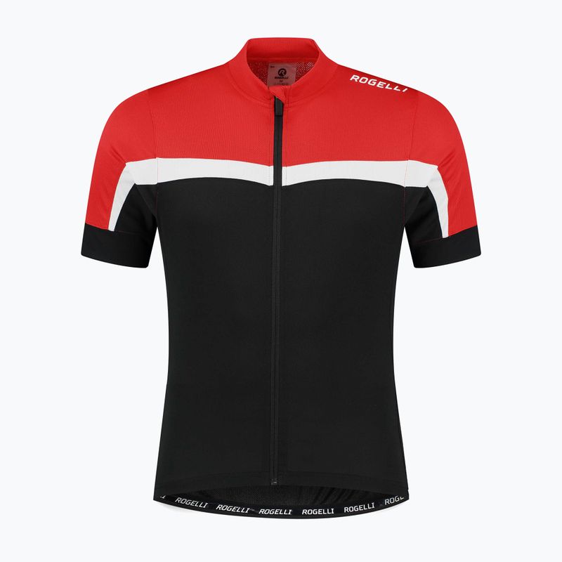 Pánský cyklistický dres    Rogelli Course black/red/white 3