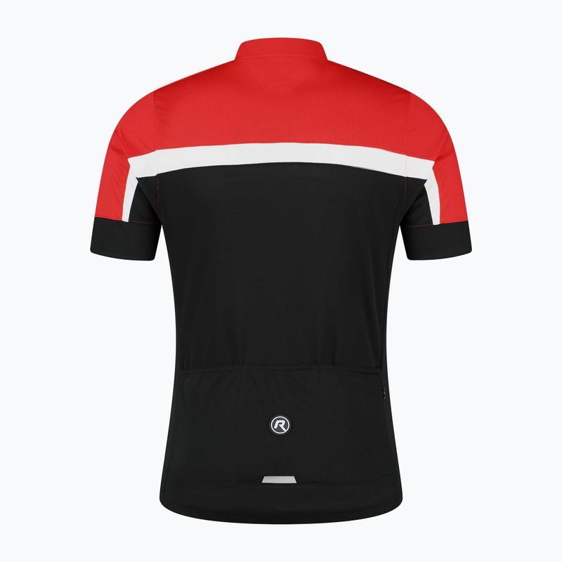 Pánský cyklistický dres    Rogelli Course black/red/white 4