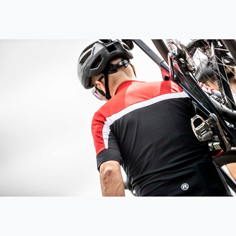 Pánský cyklistický dres    Rogelli Course black/red/white 9