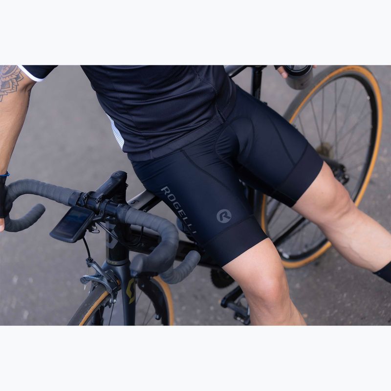 Pánské cyklistické kraťasy  Rogelli Essential Bib Short black 7